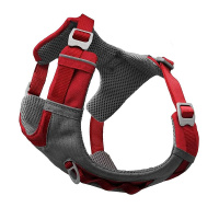 Kurgo Journey Air Brustgeschirr Hundegeschirr in rot XS | Brust 30-44cm | Hals 23-33cm