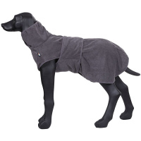 Rukka Pets Hundebademantel MICRO light in dunkelgrau XL