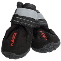 RUKKA Pets Schuhe halbhoch Proff Pfotenschutz  in schwarz 2-er Pack 6 | 63 mm