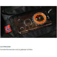 Non-stop dogwear Amundsen Pak Hunderucksack in grau schwarz XS