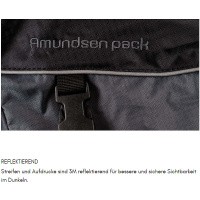 Non-stop dogwear Amundsen Pak Hunderucksack in grau schwarz L