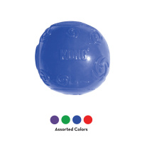 KONG Squeezz Ball mit Quietscher L BLAU