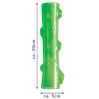 KONG Squeezz Apportierstock Stock GRÜN