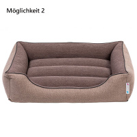 PITUPITA Komfort Hundebett Wendebett DAMIR in beige braun 4 in 1 S