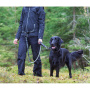 Rukka Pets Hike Bungee Leine für Joggen Wandern in schwarz grau 115cm