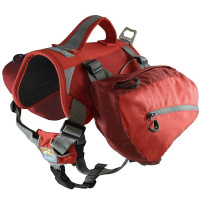 KURGO Hunderucksack Baxter in chilli barn red rot Hund 14-39kg
