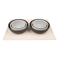 District 70 SERVE Napfunterlage für Hundenapf Futternapf Wassernapf eisblau