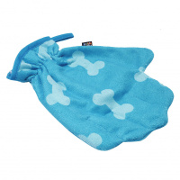 Rukka Pets Handschuh zum trocknen in blau mit Knochen...