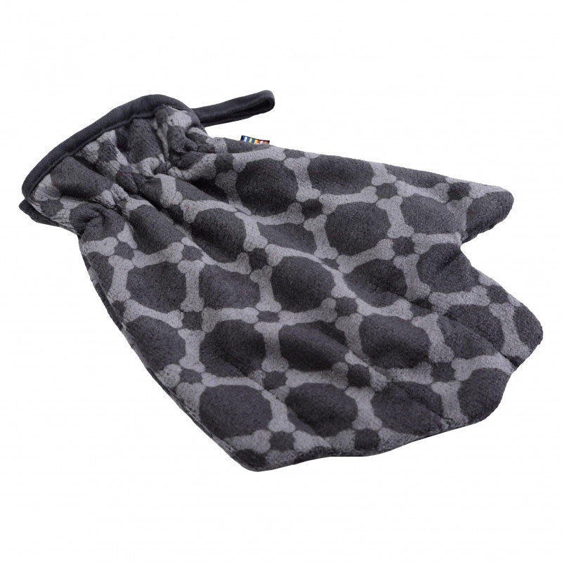 Rukka Pets Handschuh zum trocknen in schwarz grau mit Kreisen 23x28cm