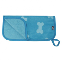 RUKKA Pets Handtuch aus Mikrofaser in blau S | 30x30cm