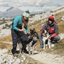 Hurtta Trail Hunderucksack und Geschirr 2 in 1 in schwarz