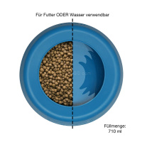 KURGO Wander spritzfreier Wassernapf ROT