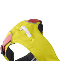 Ruffwear Sicherheitsgeschirr Flagline Lichen Green gelb M