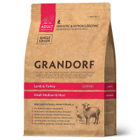 Grandorf Trockenfutter Lamm und Pute für erwachsene...