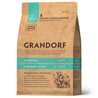 Grandorf Trockenfutter 4 Fleischsorten für...