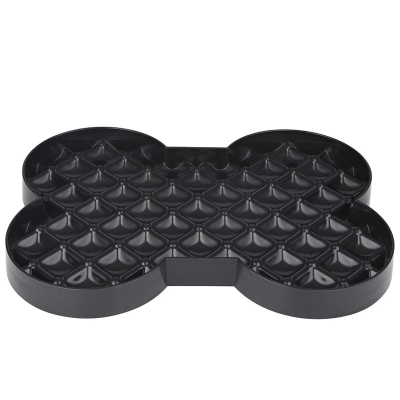 LickiMat Slodog Anti Schling Napf SlowFeeder Plate  schwarz