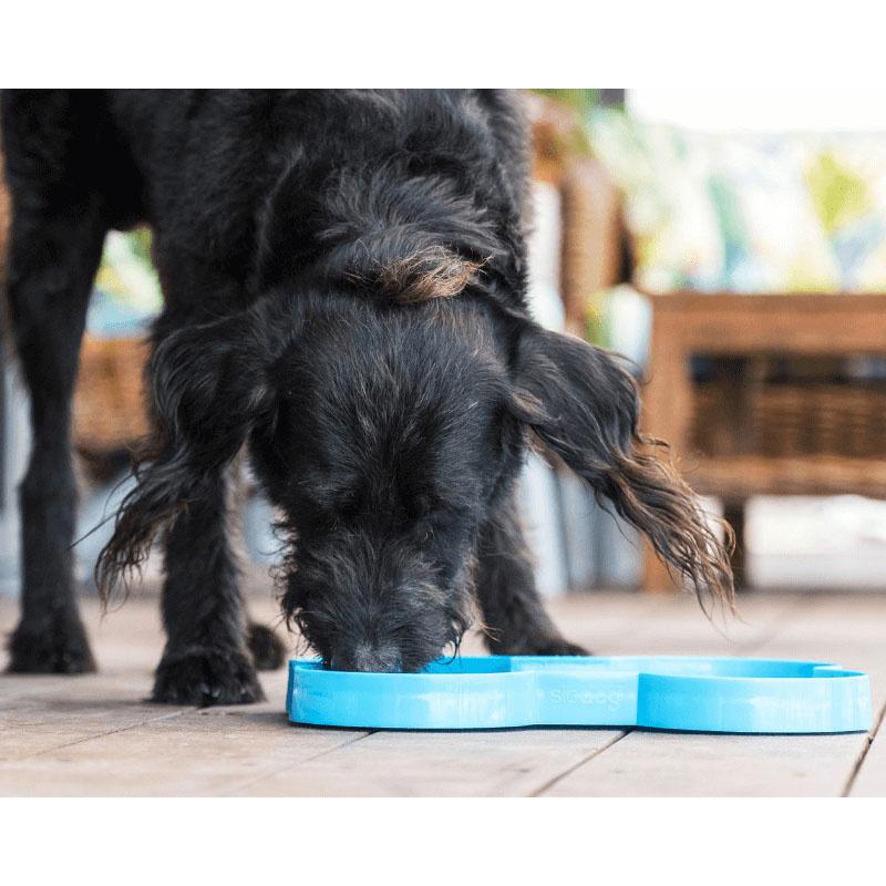 LickiMat Slodog Anti Schling Napf SlowFeeder Plate  schwarz