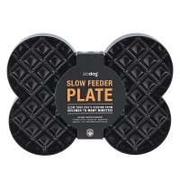 LickiMat Slodog Anti Schling Napf SlowFeeder Plate  schwarz
