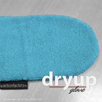 DryUp Glove kleiner Trocken Handschuh aus Baumwolle in cyan hellblau