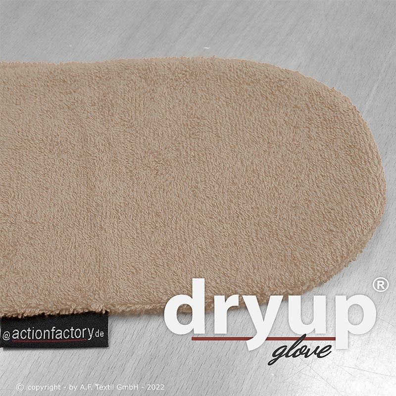 DryUp Glove kleiner Trocken Handschuh aus Baumwolle in sand beige