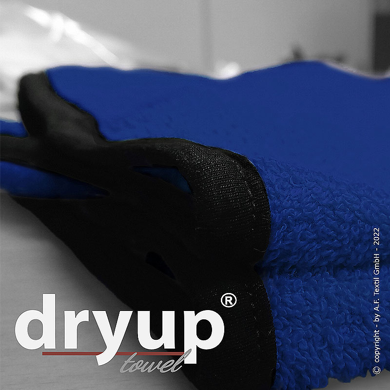 DryUp Towel großes Handtuch aus Baumwolle in blueberry blau