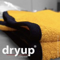 DryUp Towel großes Handtuch aus Baumwolle in gelb yellow