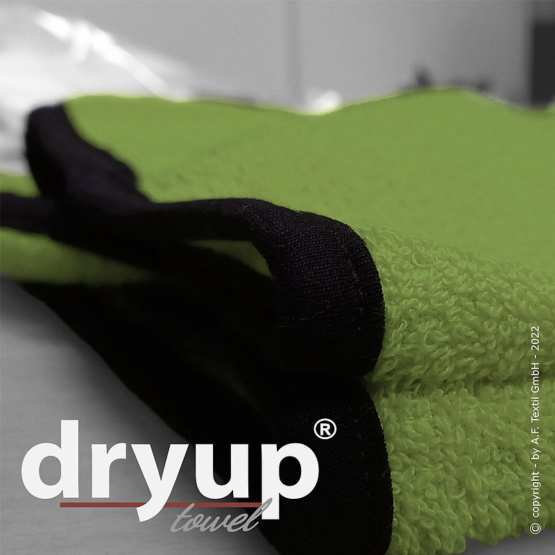 DryUp Towel großes Handtuch aus Baumwolle in kiwi grün