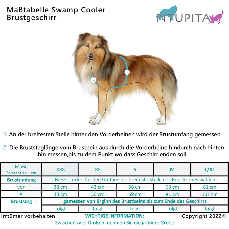 Ruffwear Hundegeschirr Swamp Cooler zum kühlen Sage Green grün