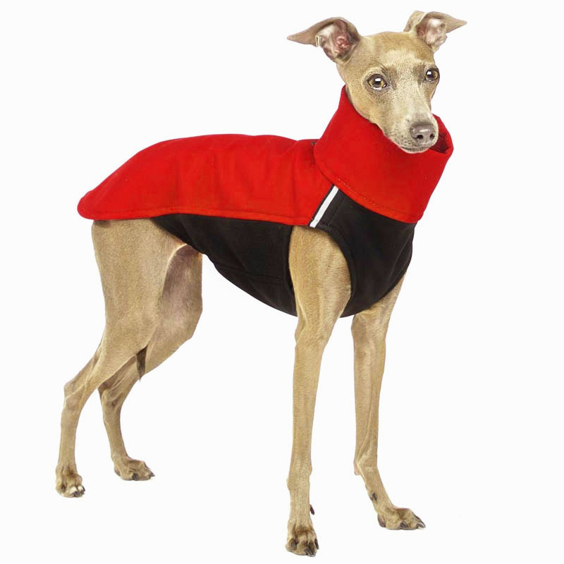 Sofadogwear Hachico V2 sportlicher Softshell Pullover in rot