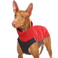 Sofadogwear Hachico V2 sportlicher Softshell Pullover in rot XS1/XS2