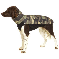 Sofadogwear Hachico ARMY Softshell Pullover in Grün Camouflage S1