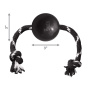 KONG Extreme Ball mit Seil L in schwarz
