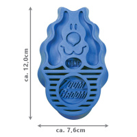 KONG ZoomGroom Massagebürste BLAU