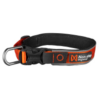 Non-stop dogwear Roam Halsband gepolstert und verstellbar in orange M   40-45 cm