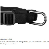 Non-stop dogwear Roam Halsband gepolstert und verstellbar in orange M   40-45 cm