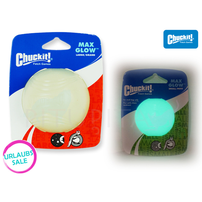 Chuckit® Max Glow Leuchtball Ball M-2-Pack