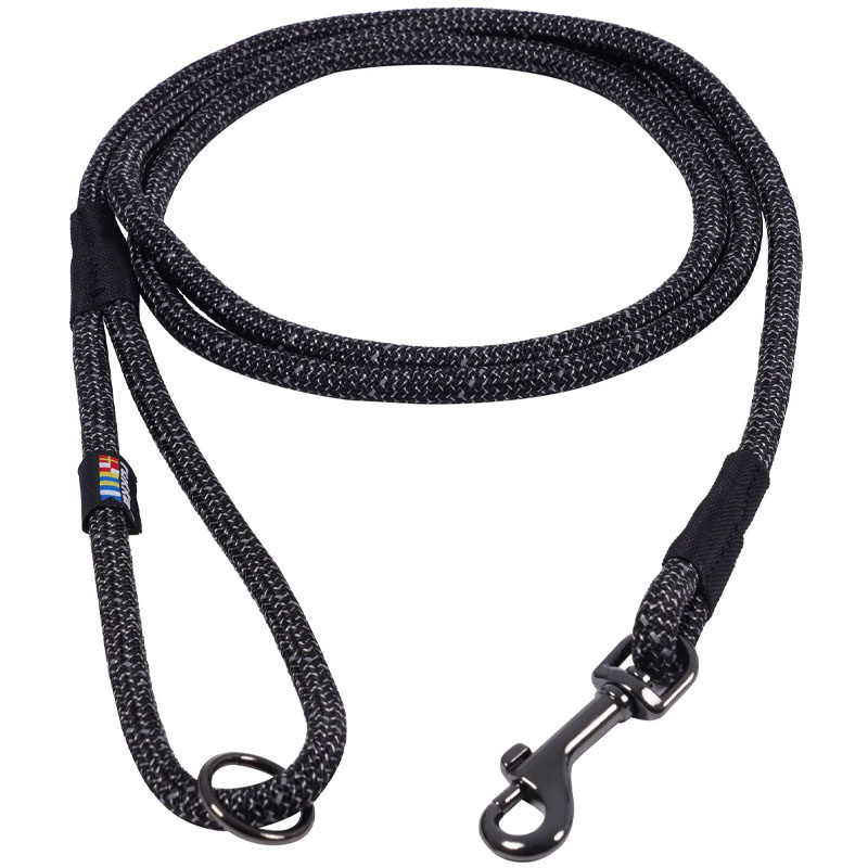 Rukka Pets Rope Leine Fhrleine rund in schwarz | NEU, 19,90
