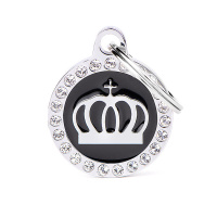 MyFamily Hundemarke Anhänger GLAM kleiner Kreis mit...