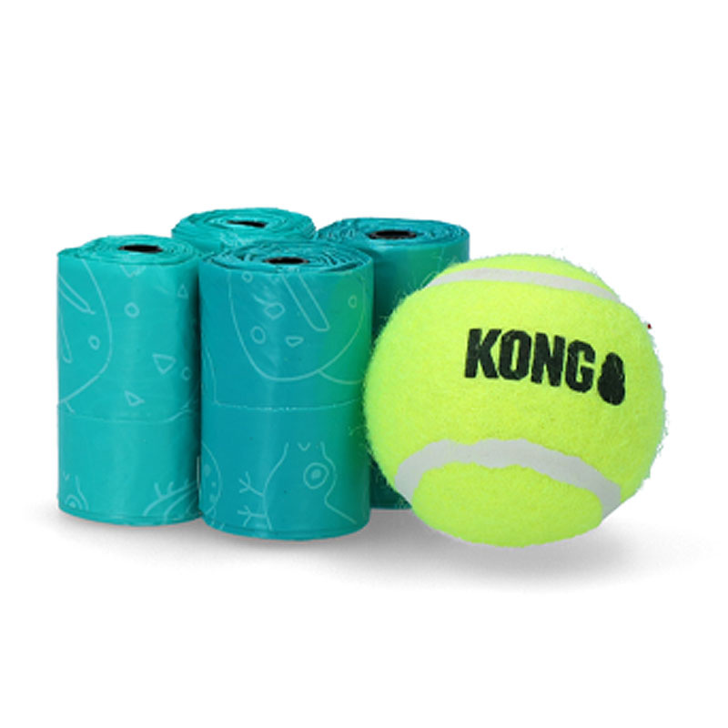 KONG Nachfüll-Pack Ballschleuder HandiPOD Launch Kotbeutel + Ball