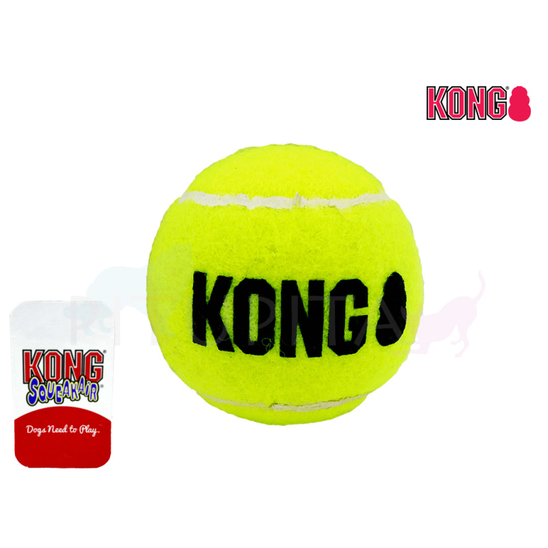 KONG  Air Squeaker Tennis Ball L-2-Pack