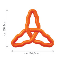 KONG Flyangle Apportier- und Zerrspielzeug TÜRKIS