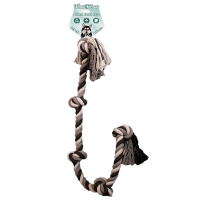 Floss Dental Baumwollseil mit 5 Knoten Cotton Rope 145 cm