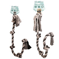 Floss Dental Baumwollseil mit 5 Knoten Cotton Rope 185 cm