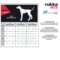 Rukka Pets Warnweste Sicherheitsweste FLAP neongelb - neue Ausführung XS