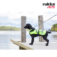 Rukka Pets Warnweste Sicherheitsweste FLAP neongelb - neue Ausführung M