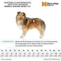Non-stop Dogwear Wintermantel Glacier Jacket 2.0 in navy petrol rot Größe 45