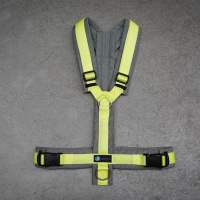 AnnyX Brustgeschirr Fun Sonderedition grau limone