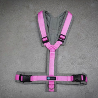 AnnyX Brustgeschirr Fun Sonderedition grau rose rosa