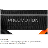 Non-stop dogwear Zuggeschirr Laufgeschirr Sportgeschirr Freemotion 5.0 hellblau grau Größe 3