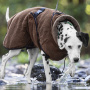 WarmUp Cape PRO Mantel für mittelgroße Hunde in mocca braun NEU